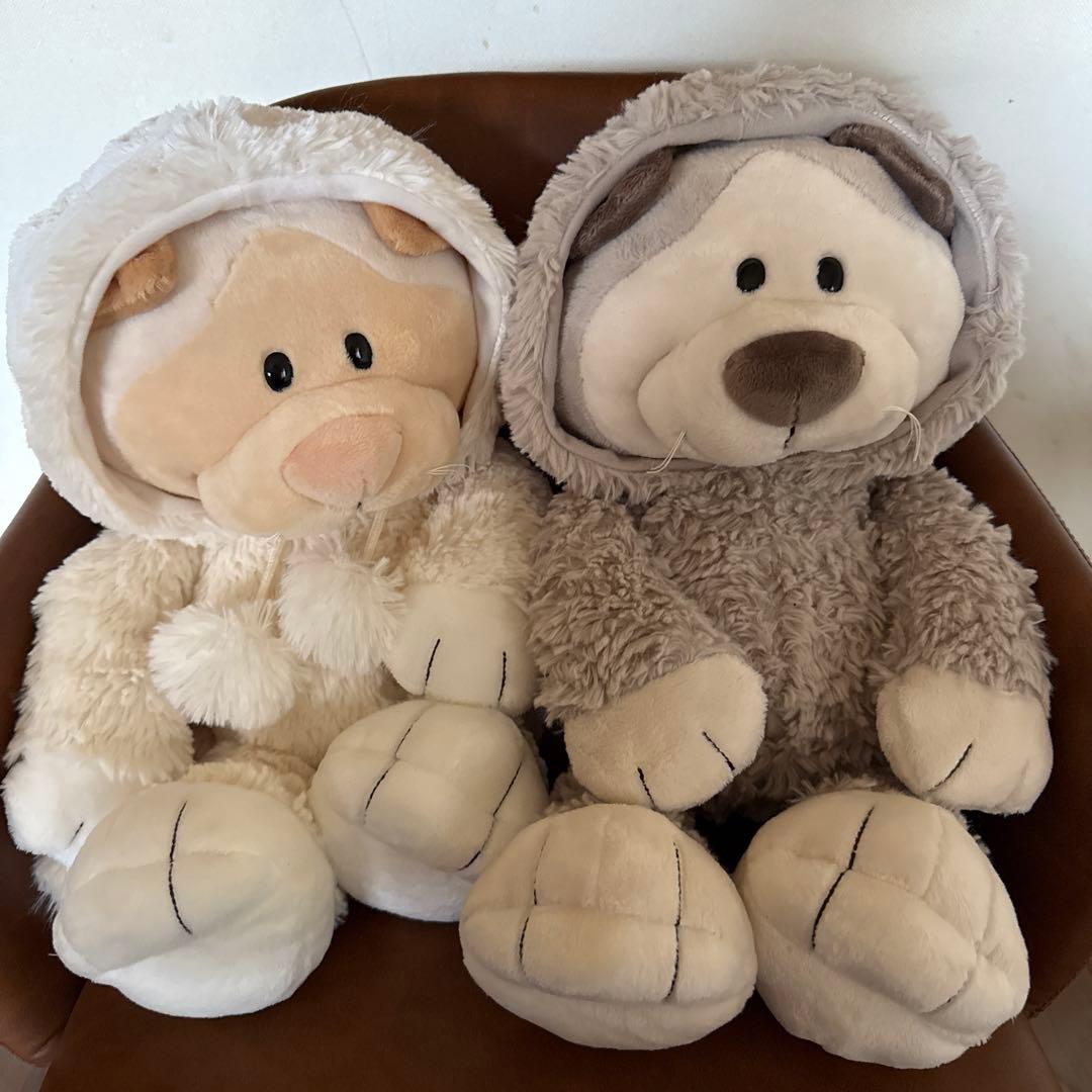 nici スノーキャット　ぬいぐるみ　50センチペア