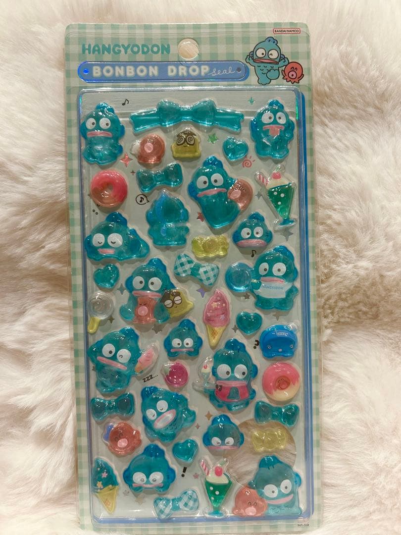 【大幅値下げ！】サンリオ　ボンボンドロップシール8枚セット