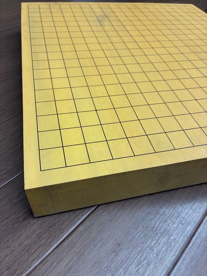 天然木製囲碁盤 新かや2寸卓上接合42㎝×46㎝ 厚み5.7㎝(2寸)