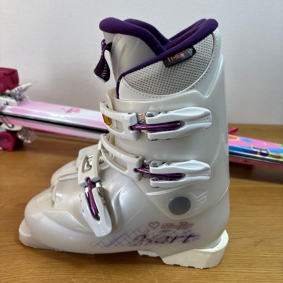 KAZAMAジュニア146cmスキーセット　hart 23cm ストック付
