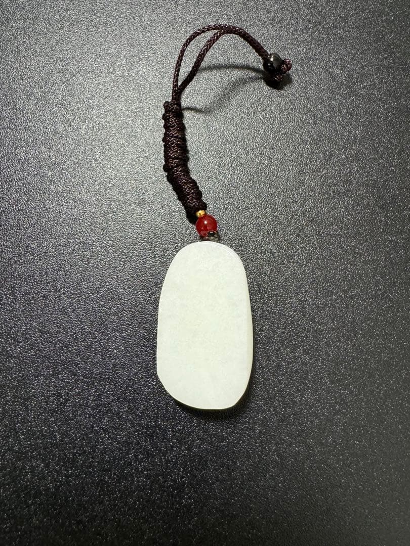 羊脂白玉和田玉 天然石 仏像 ペンダントトップ本玉 天然石 中国美術 旧家蔵出し