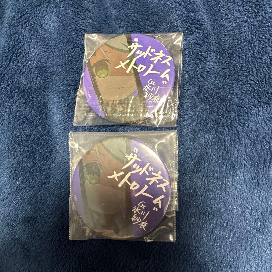 バンドリ　二つ名　２つ名　缶バッジ　氷川紗夜　2点セット　ピコ