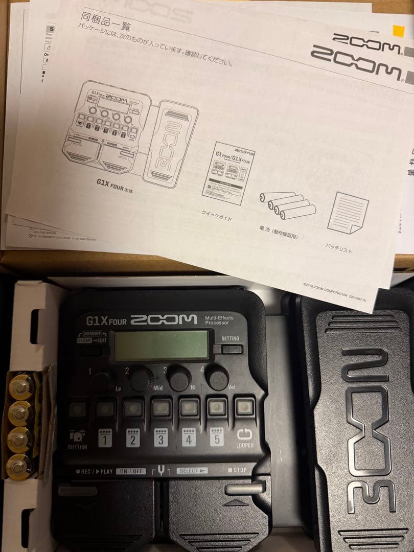 ZOOM G1X FOUR ギター用マルチエフェクター