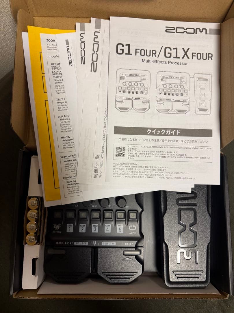 ZOOM G1X FOUR ギター用マルチエフェクター