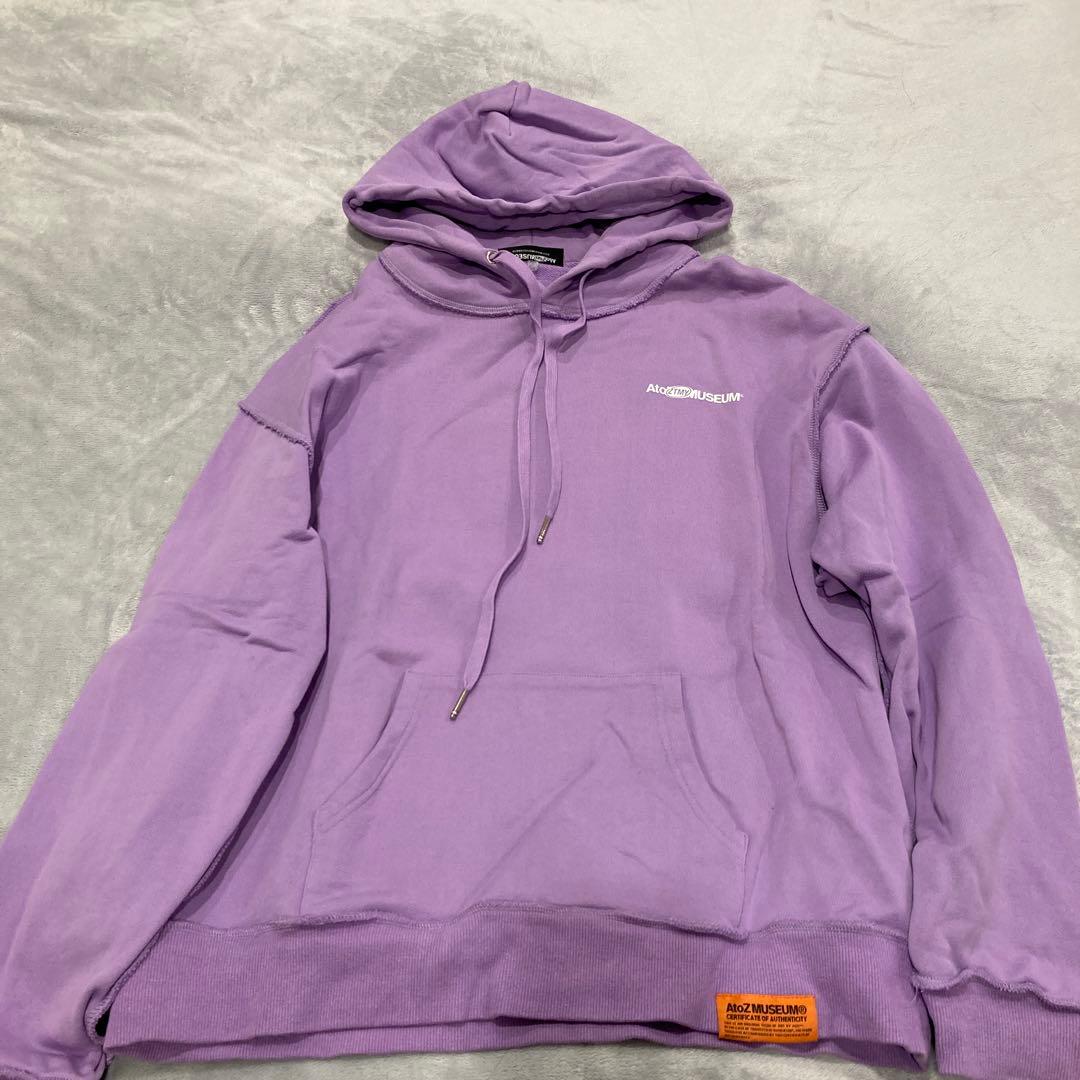 ずっと真夜中でいいのに。 A to Zコラボパーカー パープル XL