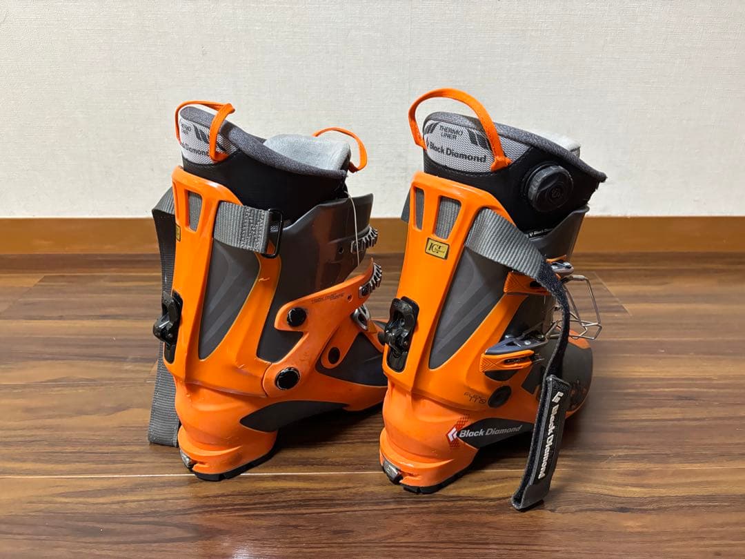  スキー用ブーツ オレンジ/グレー