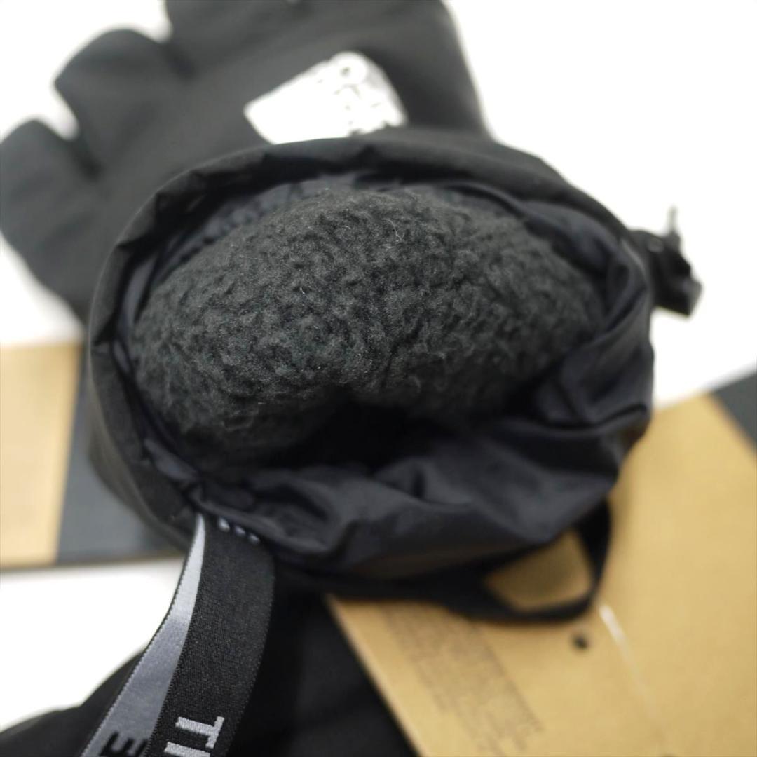 USA限定 新品 ノースフェイス M グローブ 手袋 裏起毛ボア ブラック 黒