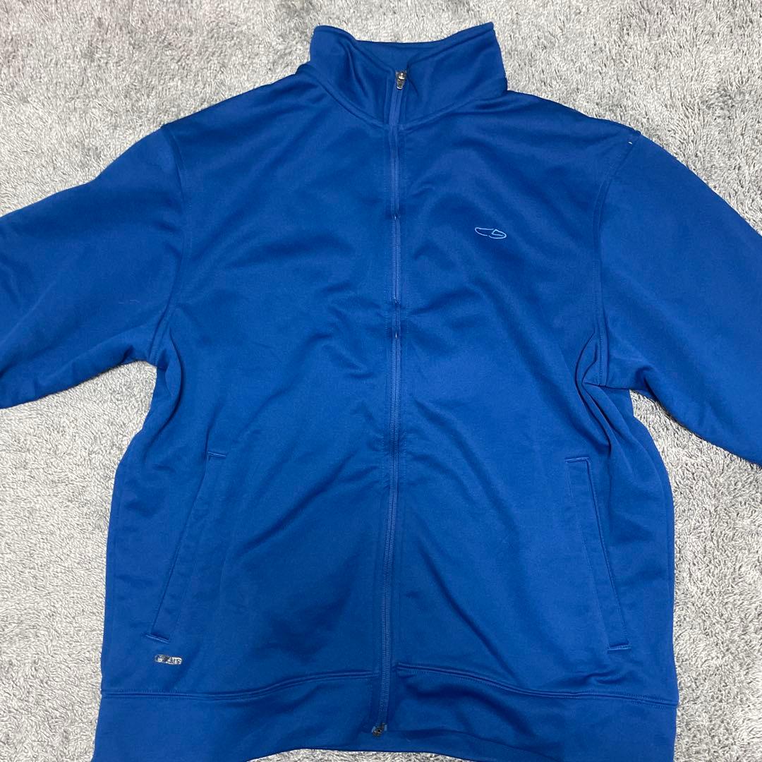 Champion 青 ジャージ ジャケット L