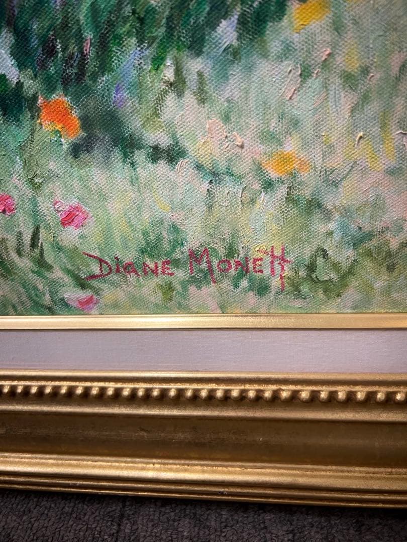 Diane Monet ダイアン・モネ 花と風景の絵画 1998年作