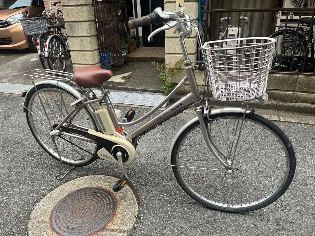 電動アシスト自転車 シティタイプ シルバー　関西限定