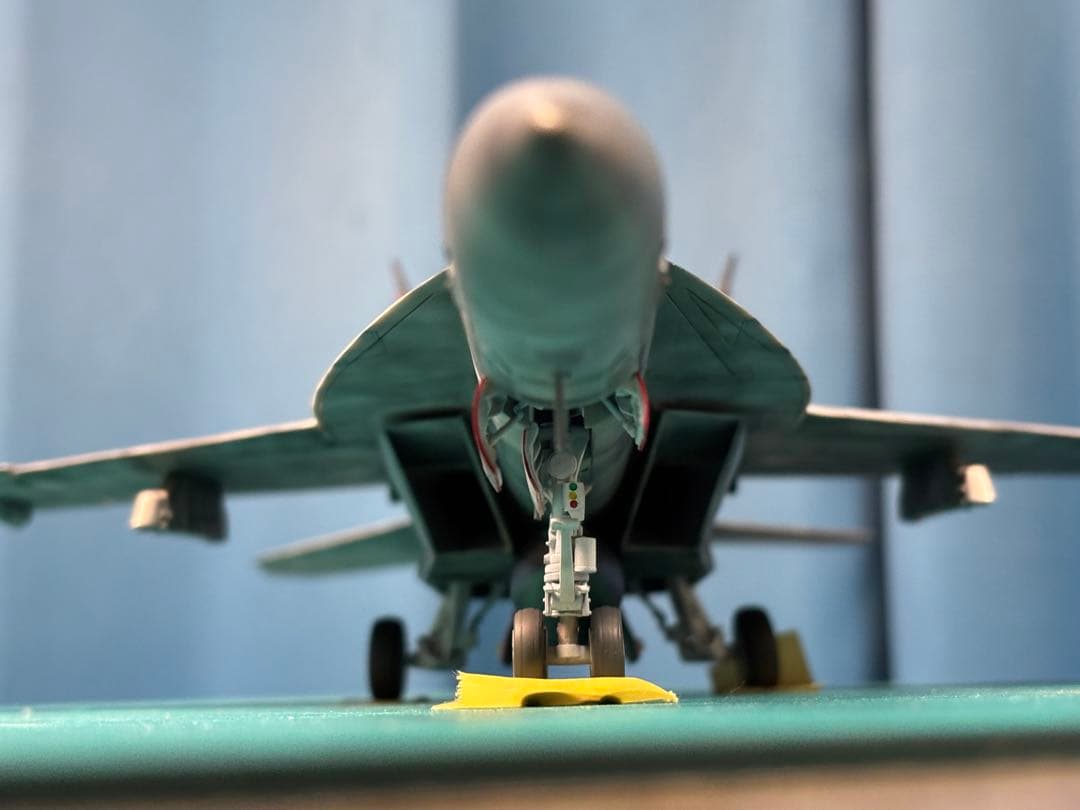 戦闘機　プラモデル　完成品　ハセガワ　1/48 F/A18-E