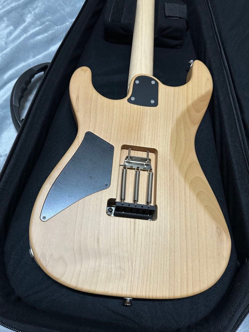 Saito エレキギター navy blue 22フレット 週末限定タイムセール