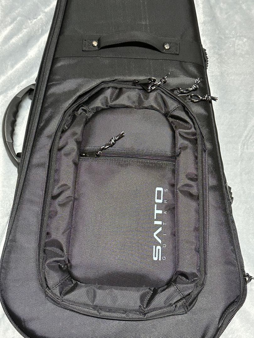 Saito エレキギター navy blue 22フレット 週末限定タイムセール