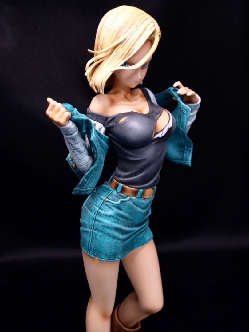 ドラゴンボール 人造人間18号 フィギュア リペイント グリッター&グラマラス