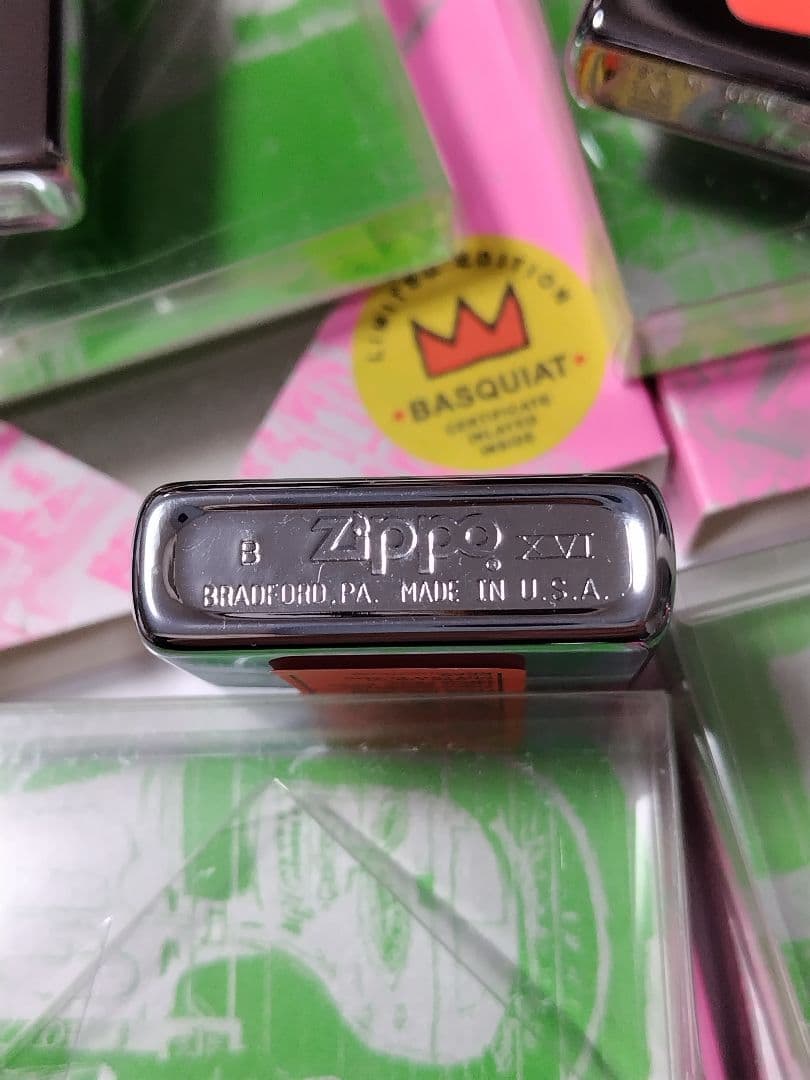 未使用品　バスキア　Zippo 限定版ジッポーライター5個セット　新品　未開封品