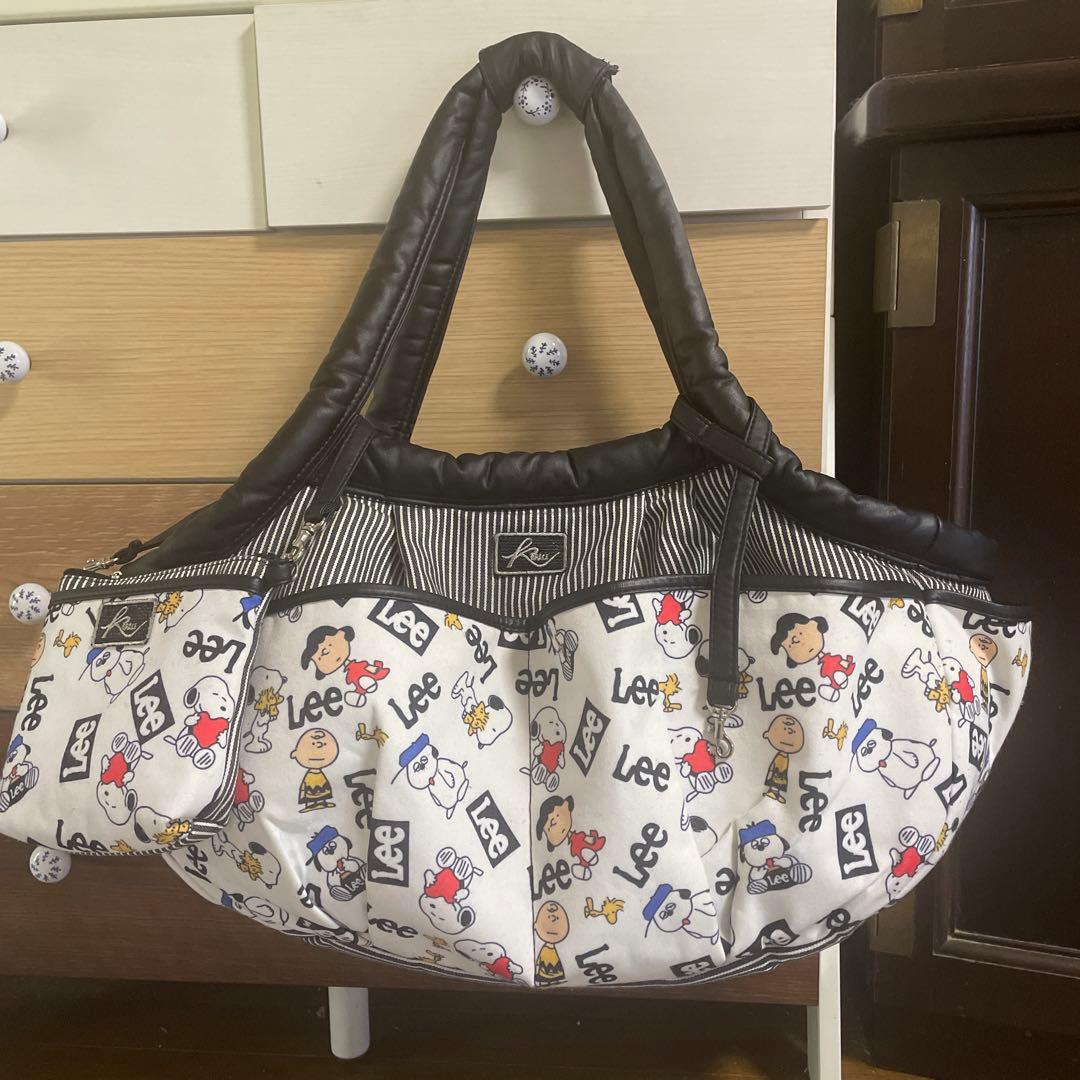 Lee スヌさん柄キャリーバッグマナーポーチ付き