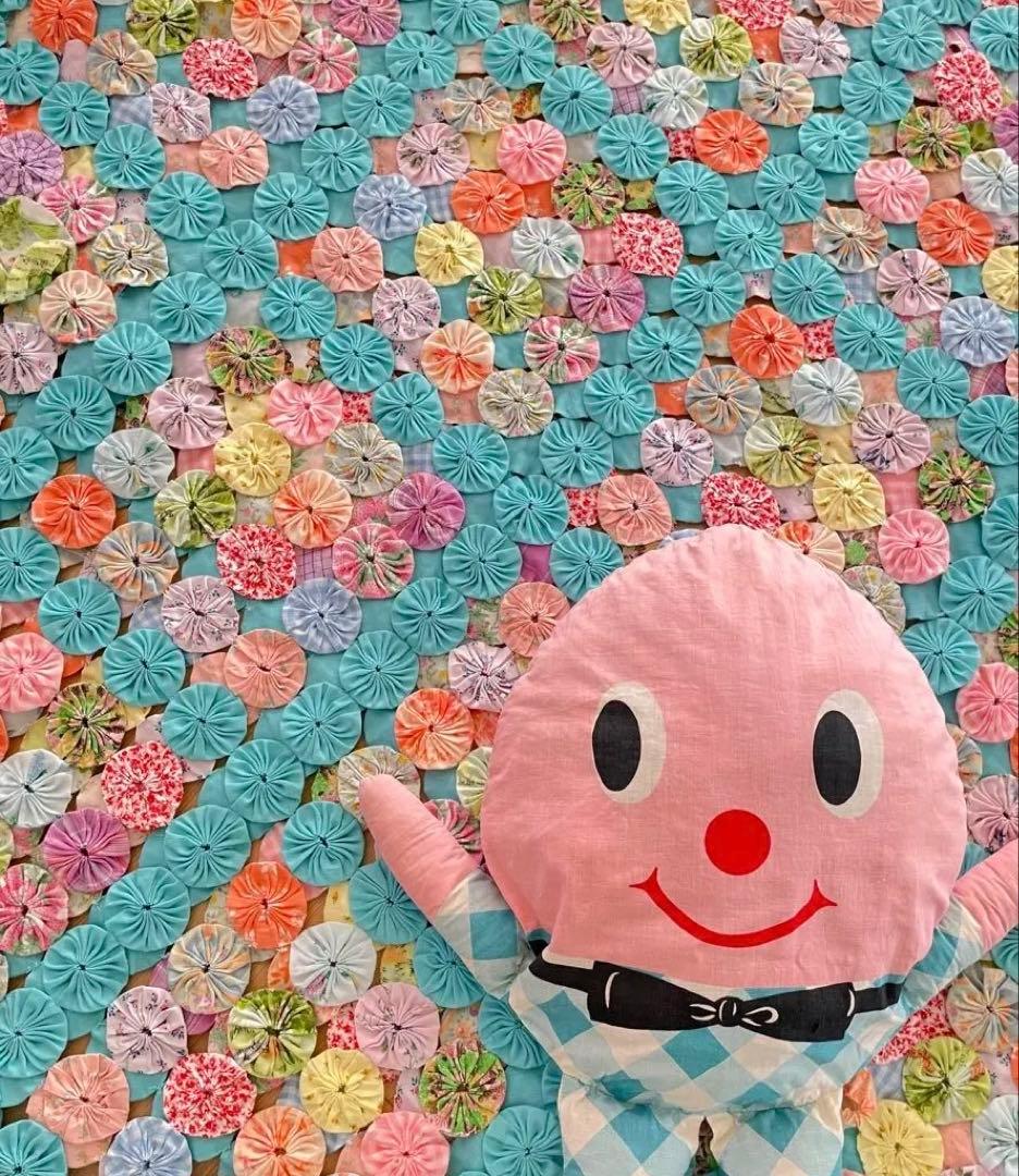 アンティーク/ヨーヨーキルト/30〜40s