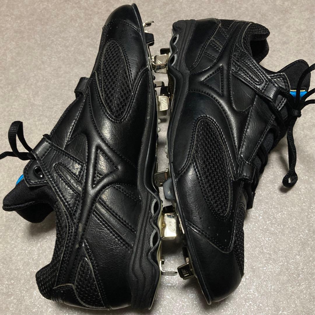 ◆未使用状態としては入手困難◆ ミズノ 青ビュー 野球 ソフトボール スパイク