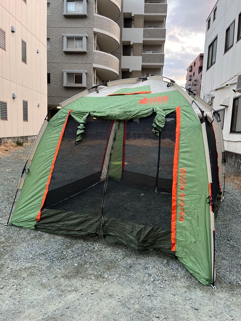【大人気✨大型なのに簡単設営】　ロゴス クイックスクリーンタープ プラス