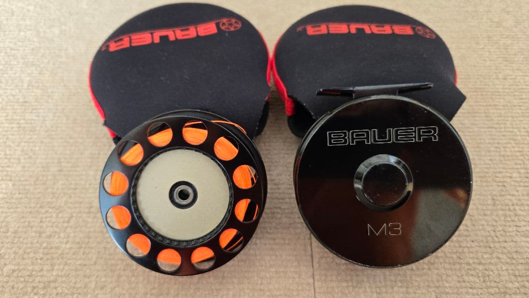 BAUER M3 フライリール ブラック スペアスプール付