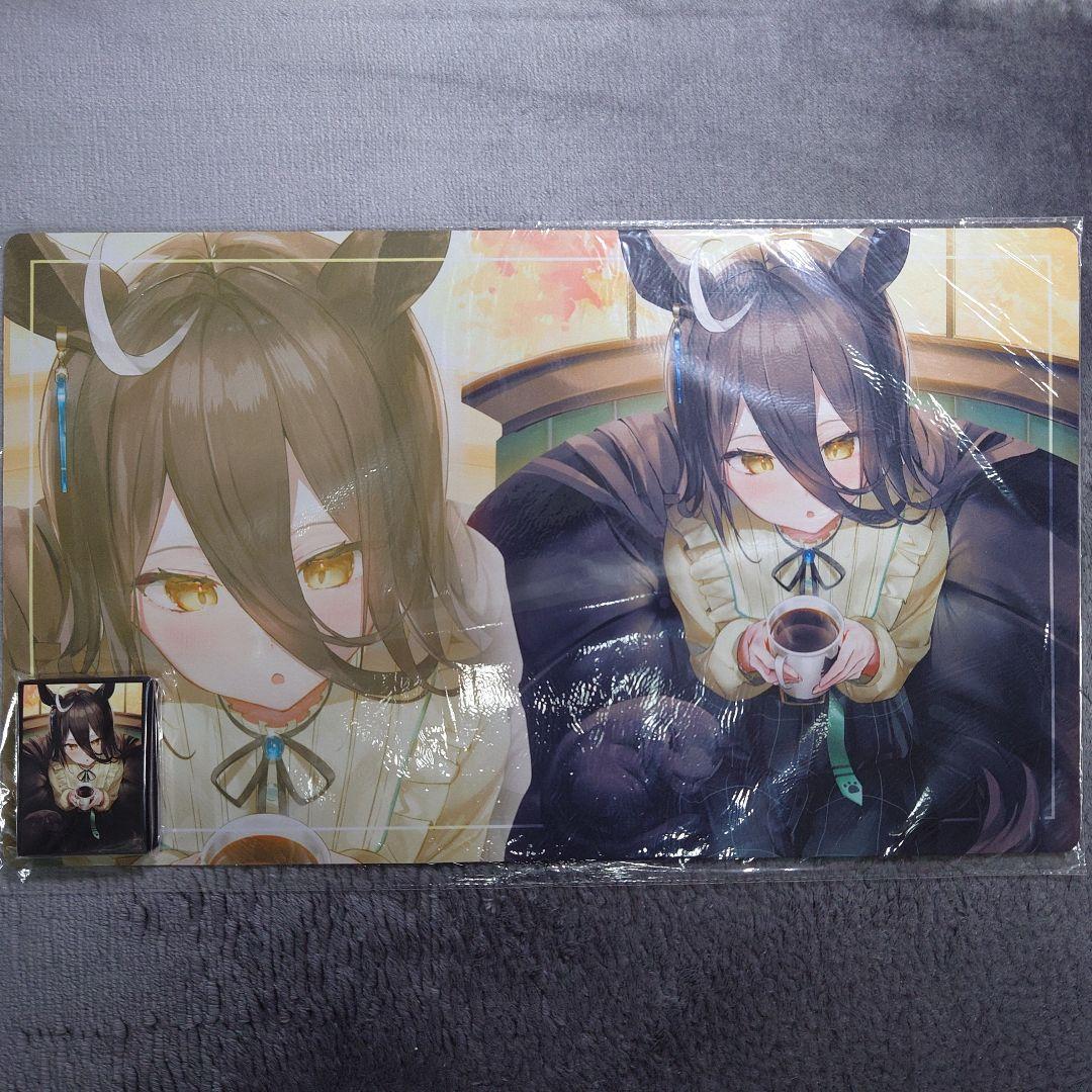 α2 ウマ娘 コーヒー&カップ&寛ぐ マンハッタンカフェ スリーブ&プレイマット