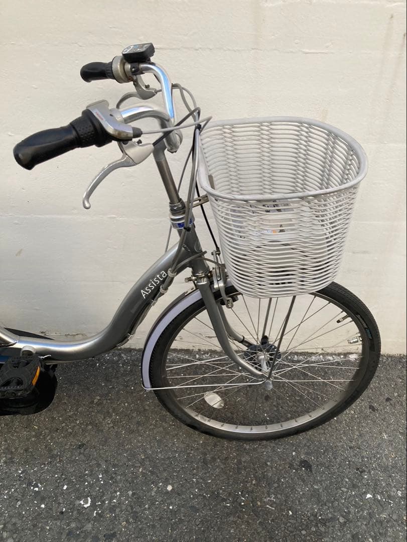 1687 新品バッテリー、スペアキー、後ろカゴ