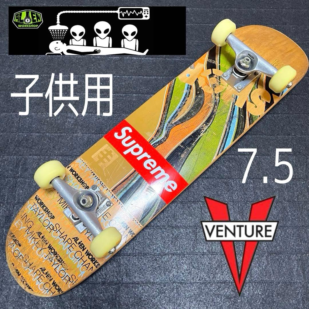 スケートボード　スケボー　コンプリート　エイリアンワークショップ　7.5 子供用