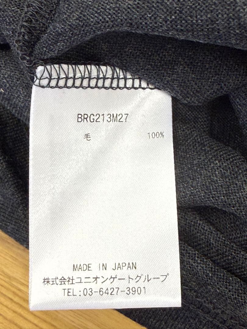 【新品未使用】　BRIEFING ポロシャツ　ウール