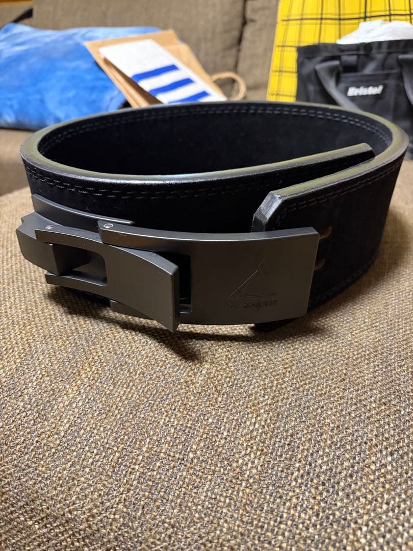 P.L.COLLEGE トレーニング・パワーベルト 黒　M