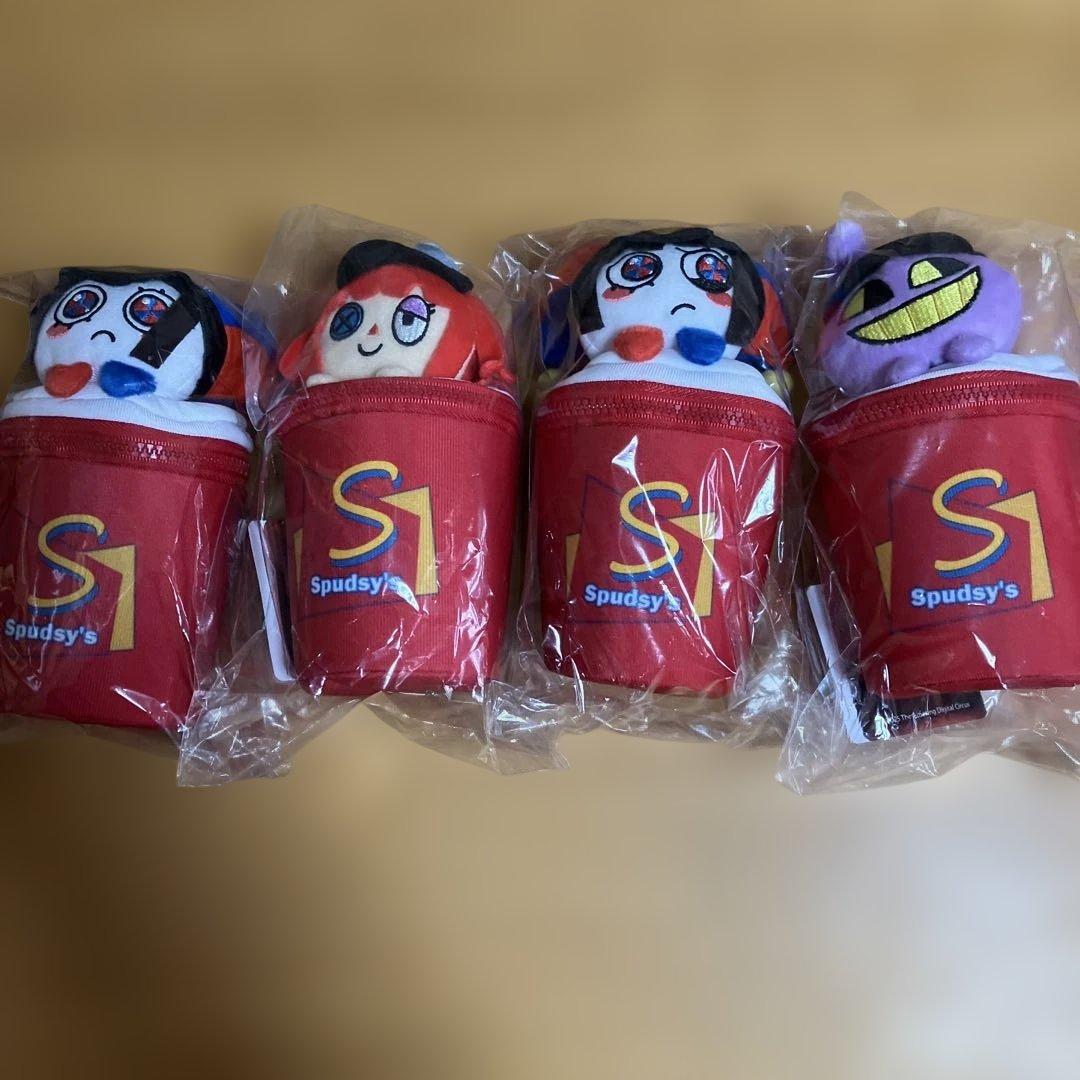 アメイジングデジタルサーカス ぬいぐるみポーチ　全4種