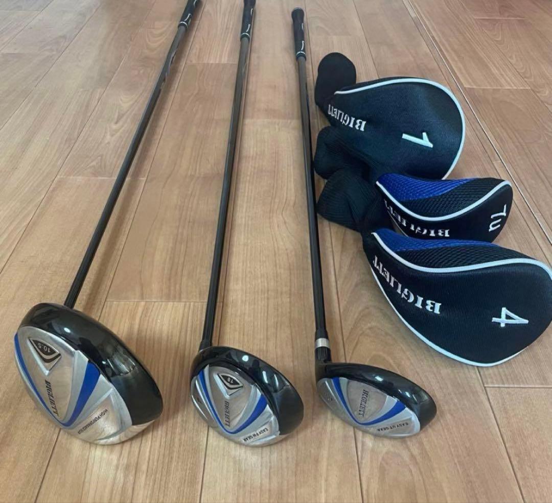 ビリエット BIGLIETT ゴルフドライバー　3点まとめ売り　カバー付き