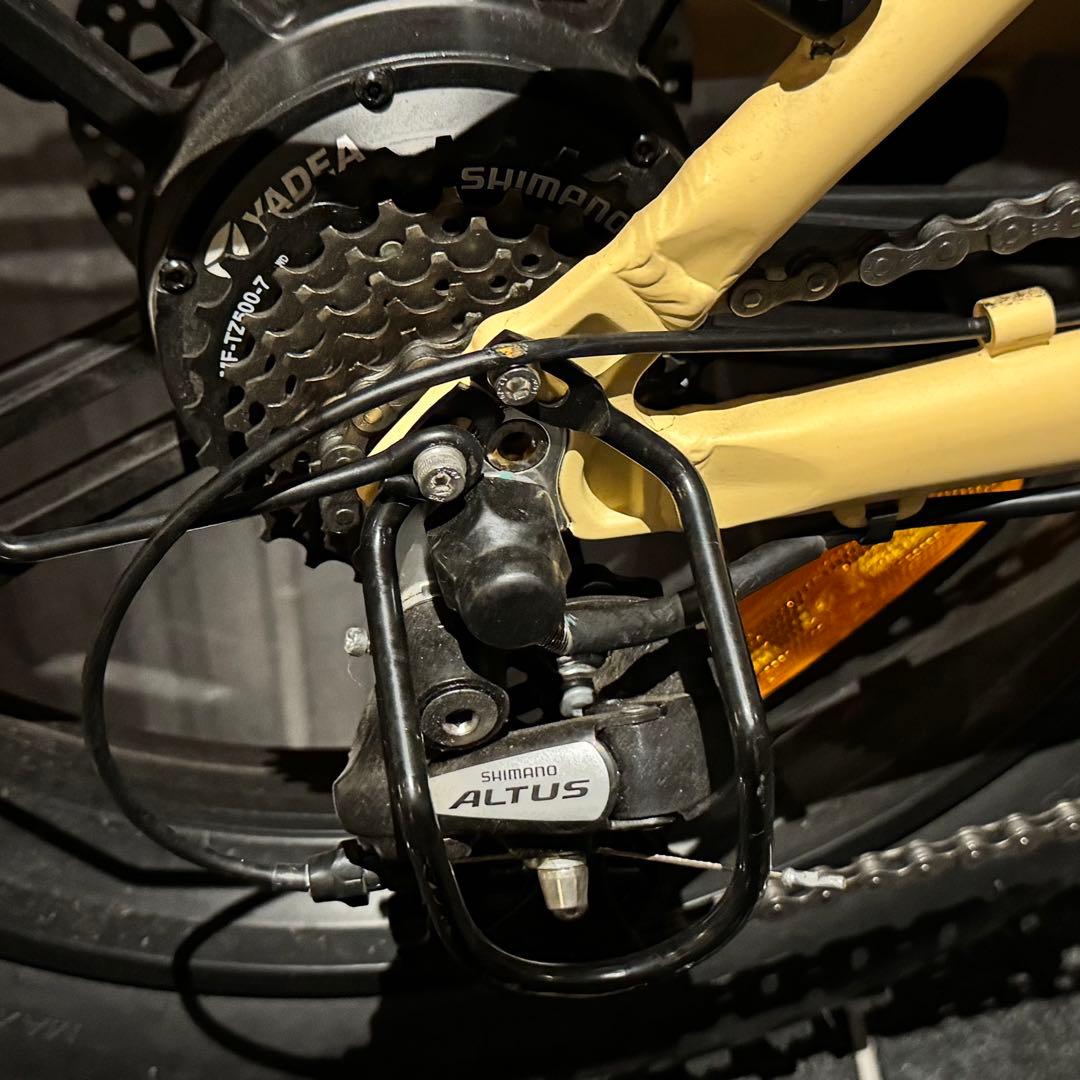 【美品】YADEA HNT-01　電動アシスト自転車　ベージュ