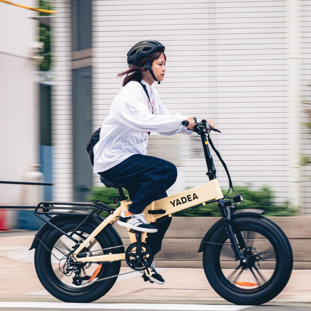 【美品】YADEA HNT-01　電動アシスト自転車　ベージュ