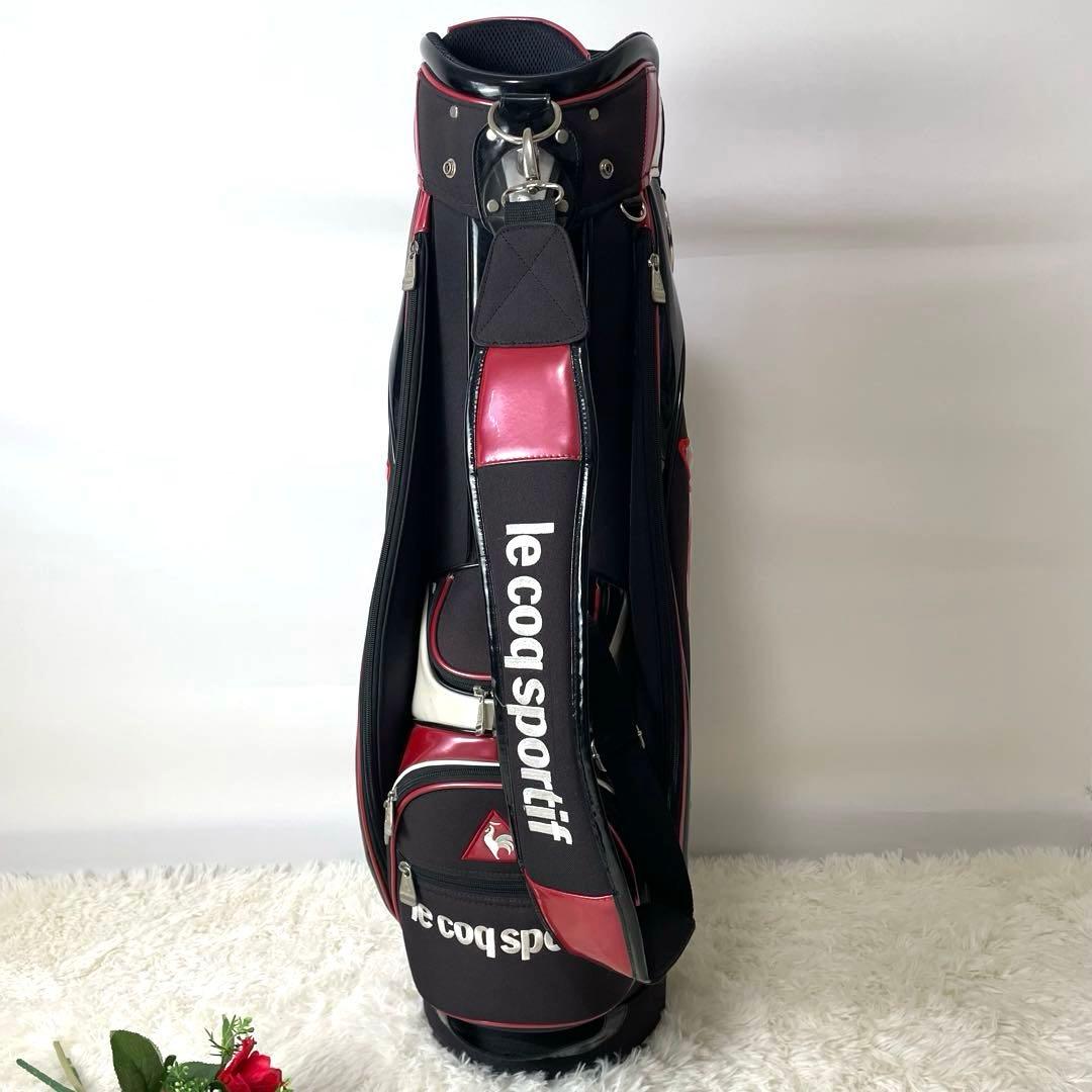 デカロゴ✨ルコックスポルティフ キャディバッグ カート型 大容量 フード付き