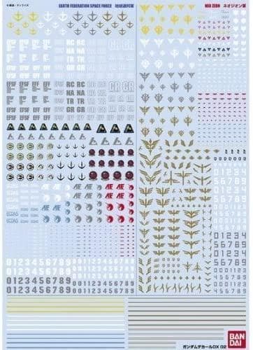 ガンダムデカールＤＸ 02 【ユニコーン系】 HG 1/144 新品未開封品