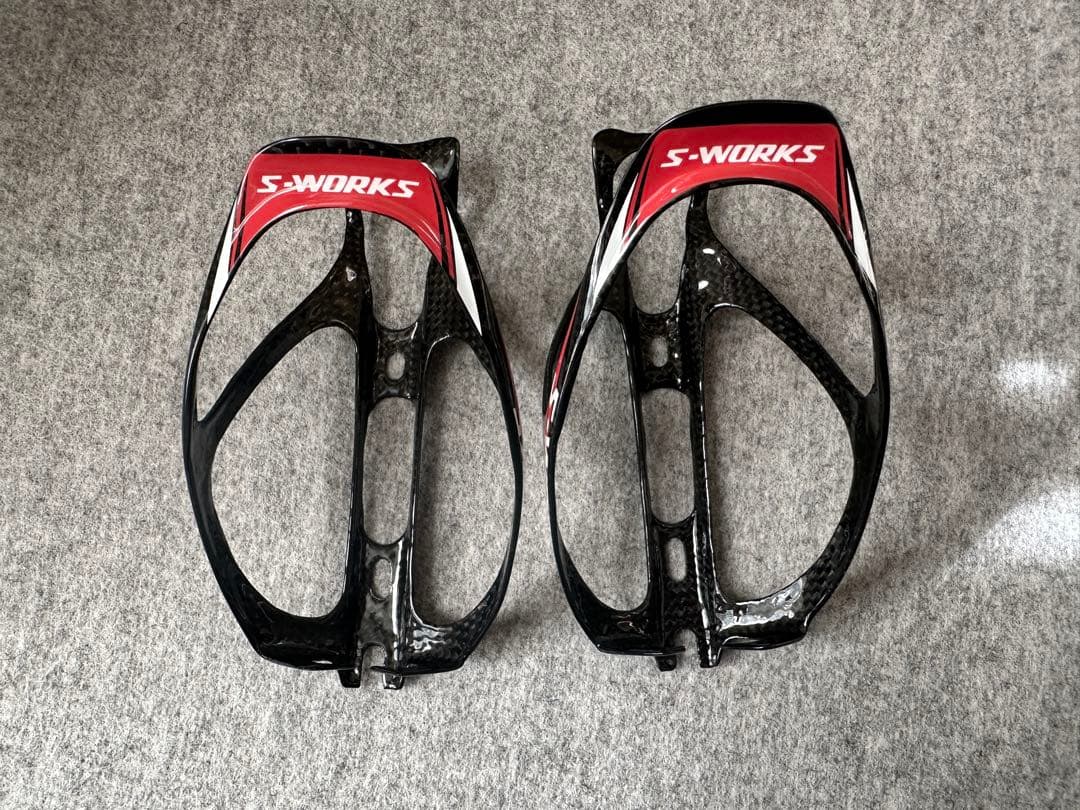 S-works ボトルケージ　ガーボン　レッド