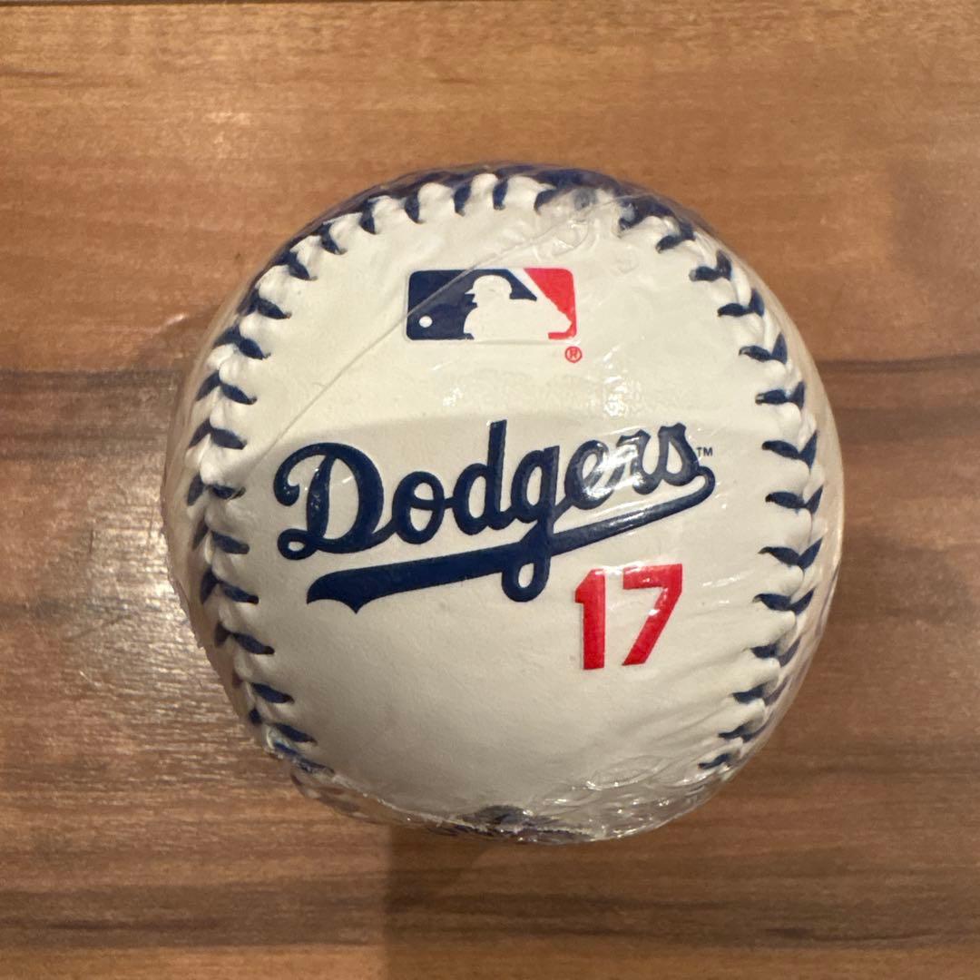【新品】大谷翔平 刺繍サイン入りボール Dodgers