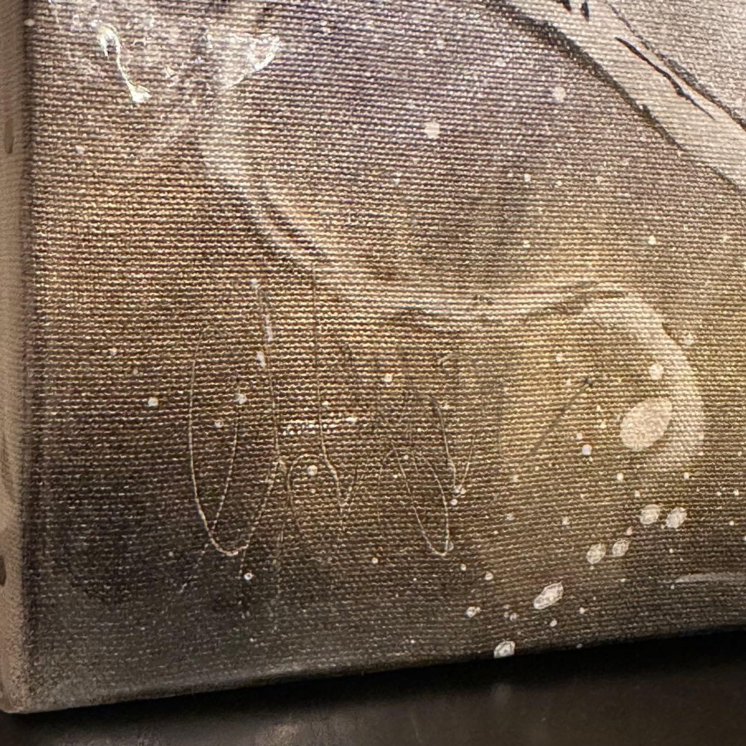 スプレーアートエデン F6キャンバス ドラゴン 龍 サイン入り 原画