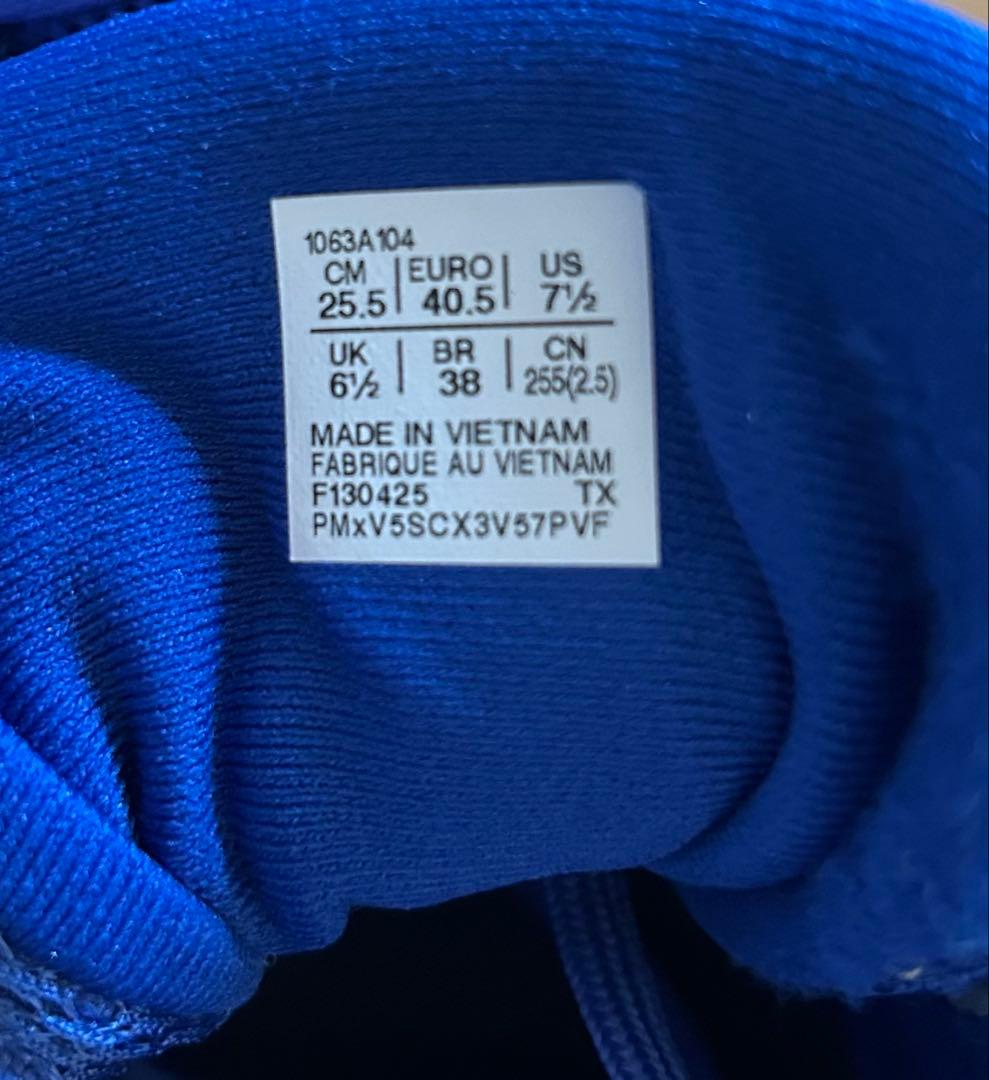 asics UNREARS 青 バスケットボールシューズ