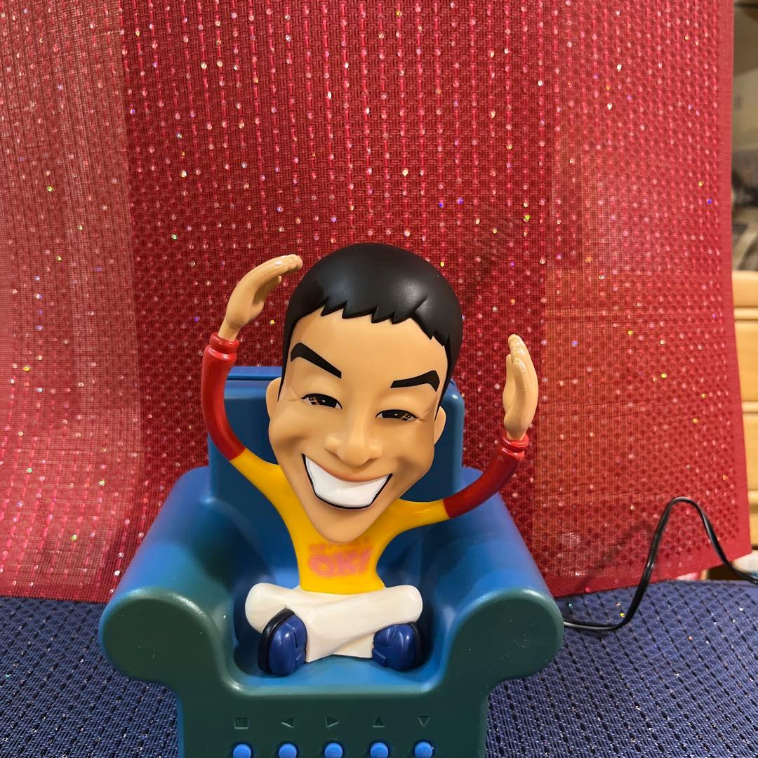 『さんまさん』座っているキャラクター フィギュア　日本テレコム