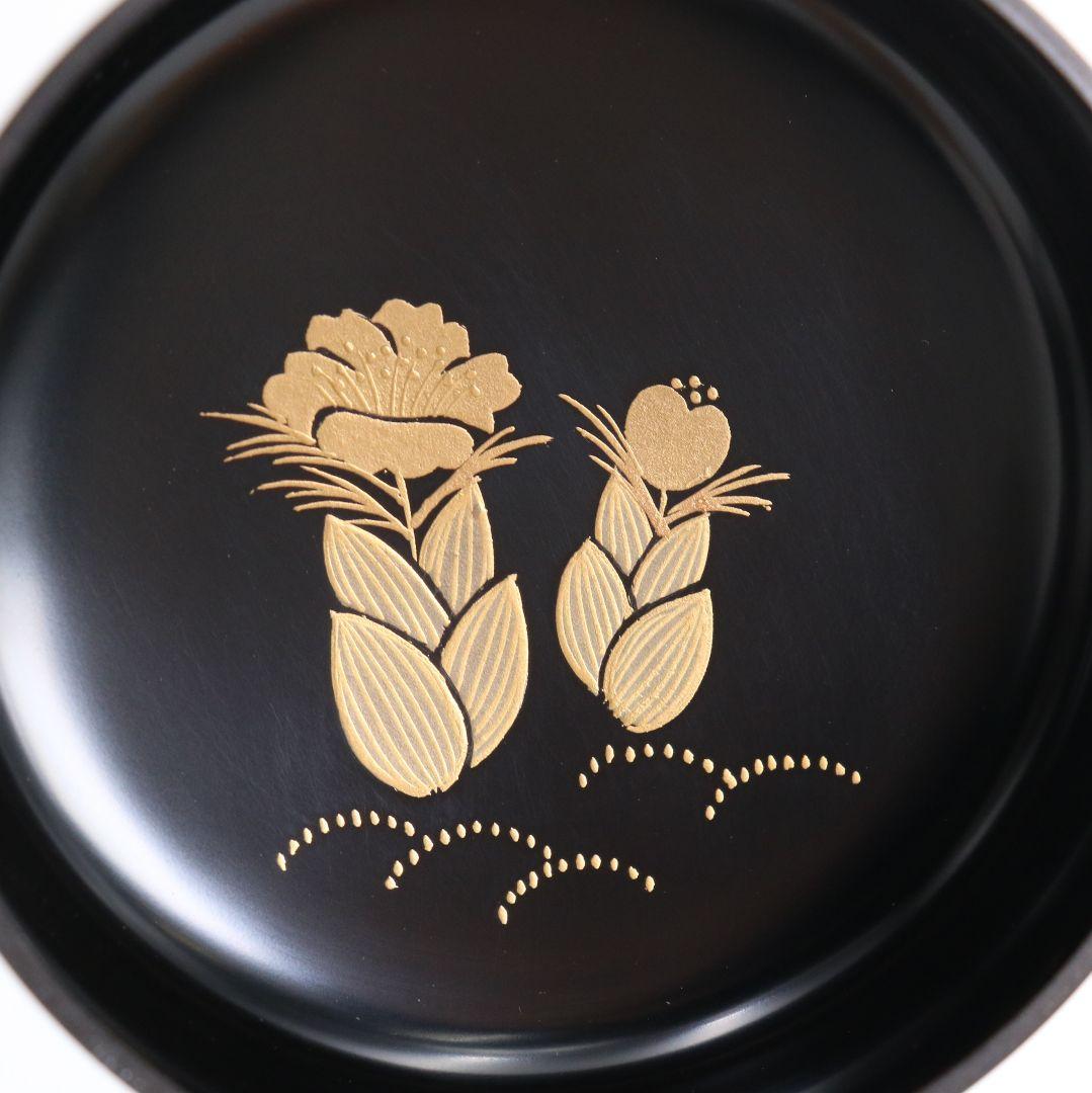 中村宗悦作 福寿草 曙棗 茶道具 共箱共布　V608　NT2