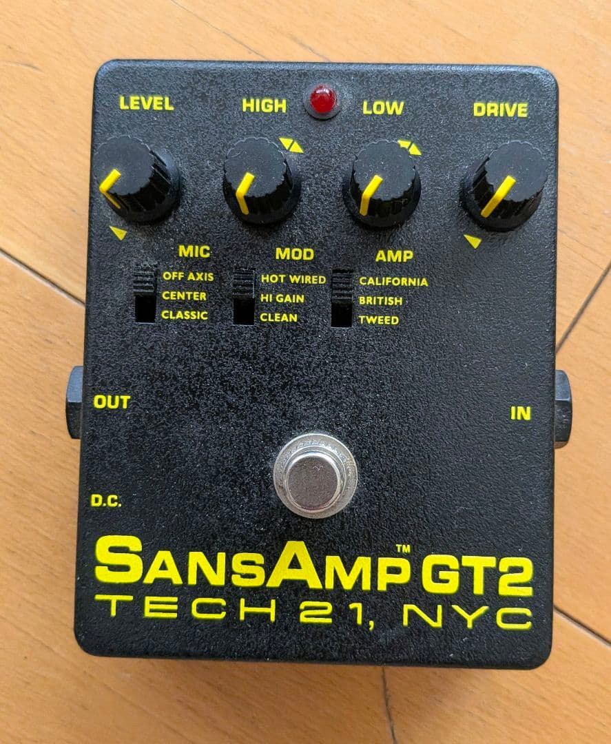 [値下げしました！]TECH 21 SansAmp GT2 ギターエフェクター
