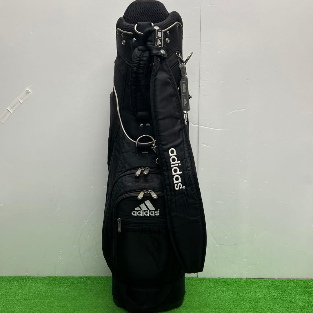 アディダス adidas ゴルフバッグ　8インチ　ブラック　中古品　メンズ