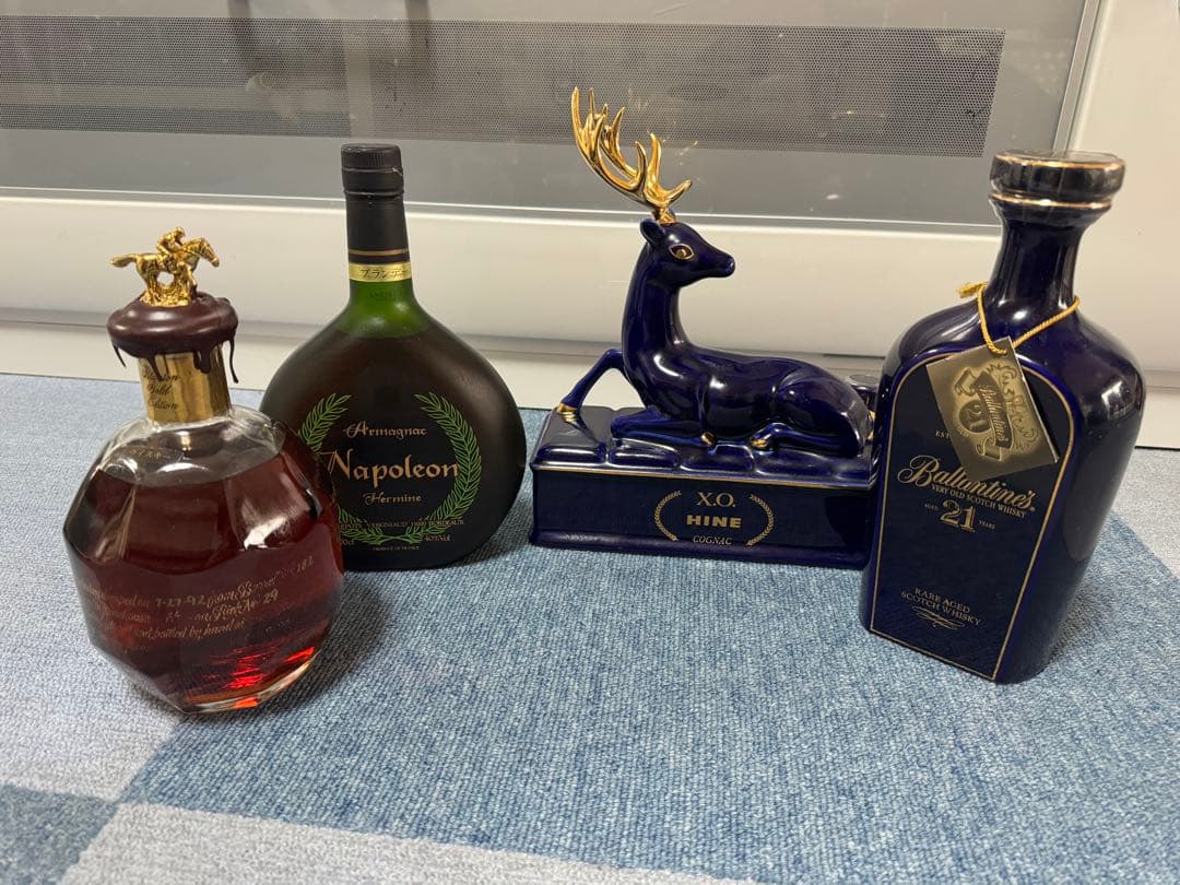 ウイスキー、ブランデー4種