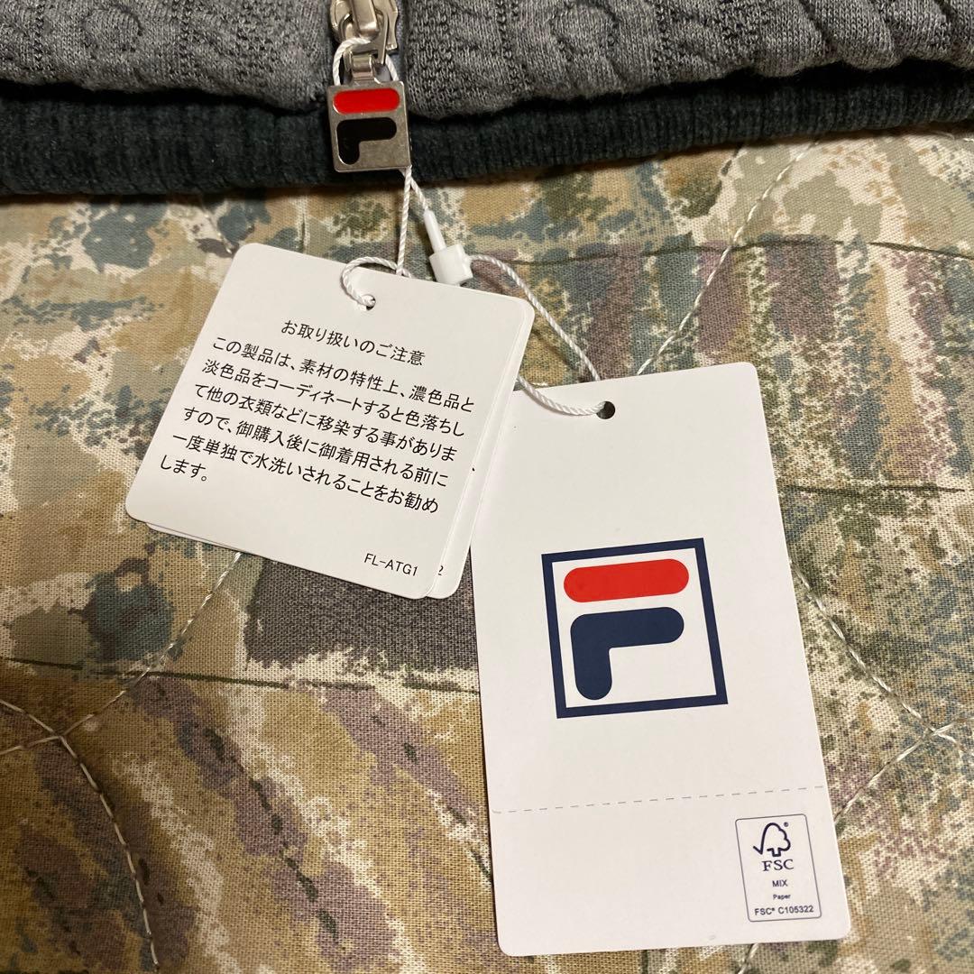 FILA ゴルフテニスケーブル編みベスト グレーレディースMサイズ