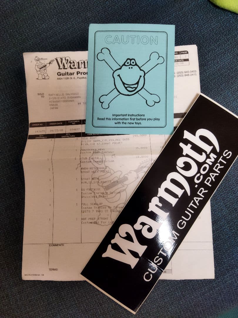 ギター Warmoth Super Tele/Strato Hybrid