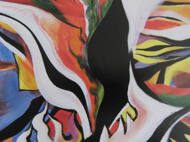 岡本太郎、【哄笑】、希少な大判額装用画集より、新品高級額装付、巨匠、日本人画家