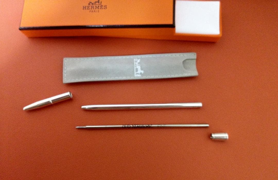 限界価格！　美品！！　エルメス　アジャンダ手帳用シルバー925ボールペン