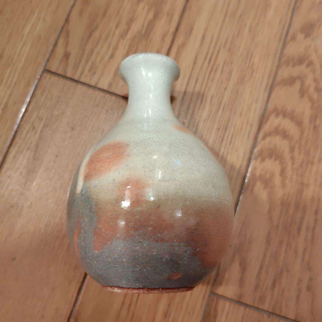 萩焼　松野龍司作　徳利　猪口セット