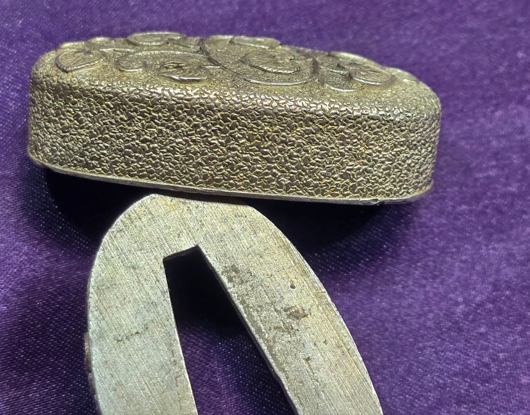 拵金具一作 銀地 3点 刀装具